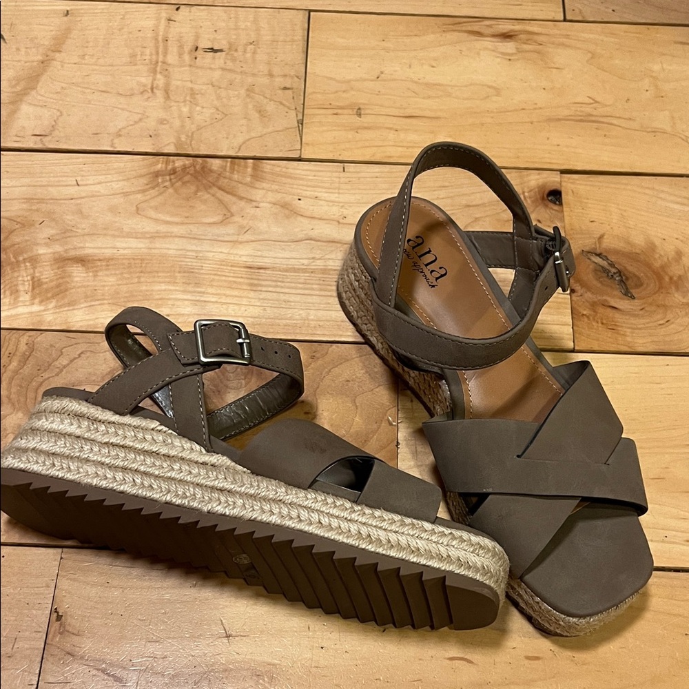 Anna Women's Brown Espadrille Sandals
